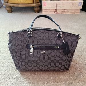 Signature Canvas Coach Bag
